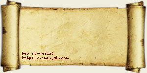 Janko Čavić vizit kartica